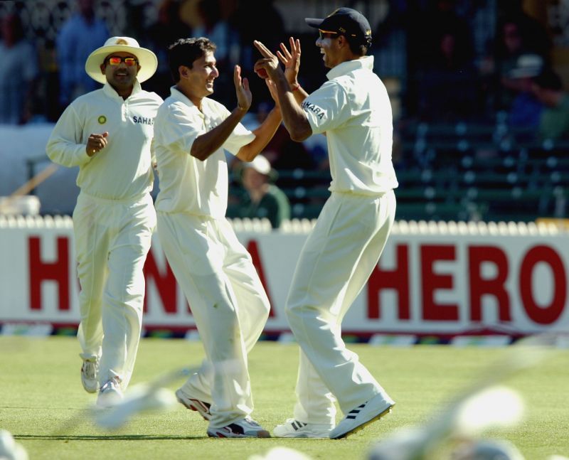 Agarkar&#039;s brilliance at display during the 2003-04 series against Australia.