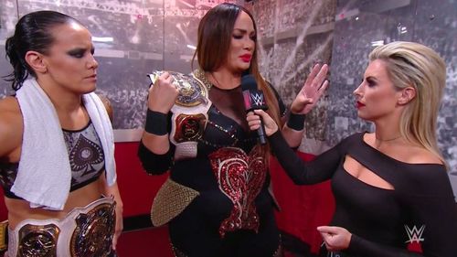 Nia Jax and Shayna Baszler will defend their tag titles against Asuka at TLC