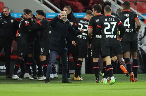 Bayer Leverkusen are the current leaders of the Bundesliga