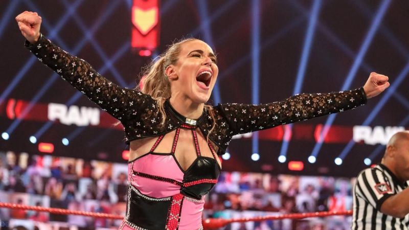 Lana was &#039;injured&#039; and removed from her WWE TLC match