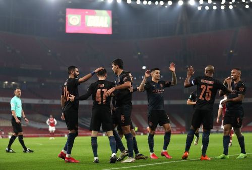 Manchester City sailed into the semi-finals of the Carabao Cup with a 4-1 win over Arsenal