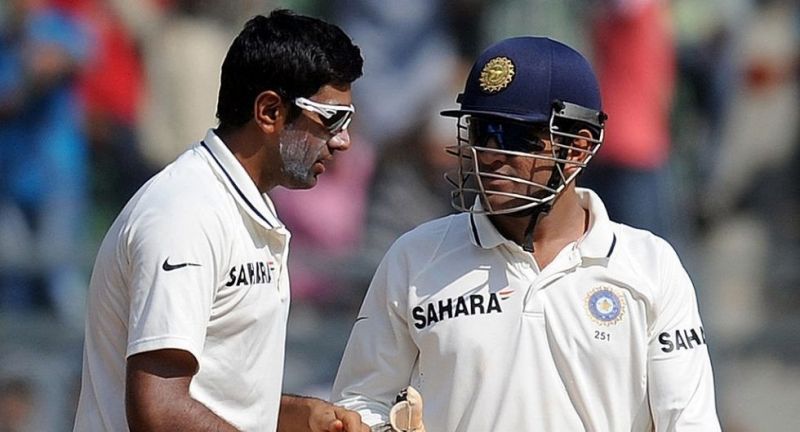 Ravichandran Ashwin made his Test debut under MS Dhoni and picked up nine wickets against West Indies