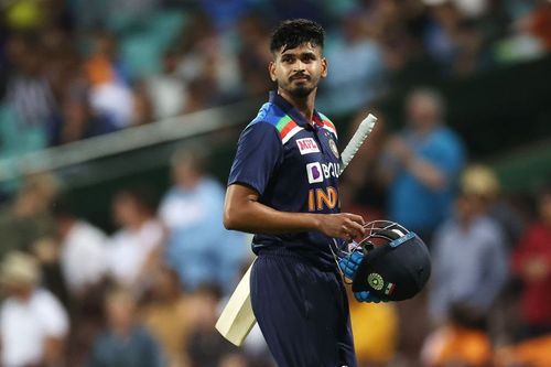 Shreyas Iyer lost his wicket to Josh Hazlewood in the first ODI against Australia