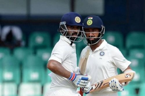 Ajinkya Rahane and Cheteshwar Pujara.