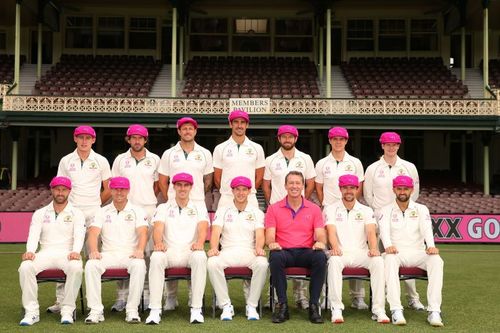 The Australian cricket team will wear 'Baggy Pink' for the Pink Test at SCG