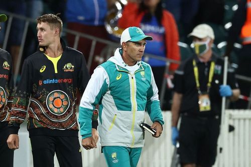 Australian coach Justin Langer was not happy with ICC Match Referee David Boon's decision