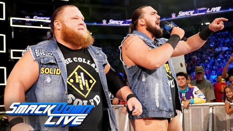 Otis and Tucker teamed together on SmackDown