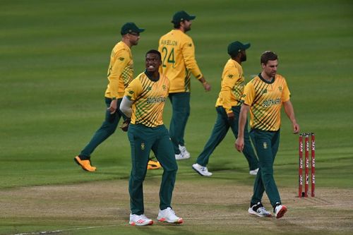 South Africa during the T20I series against England