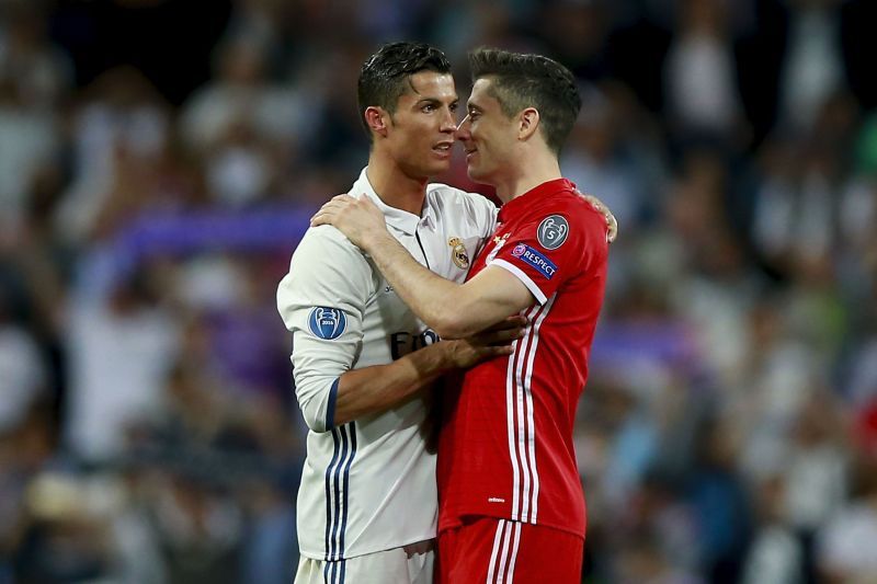 Lewandowski and Cristiano Ronaldo