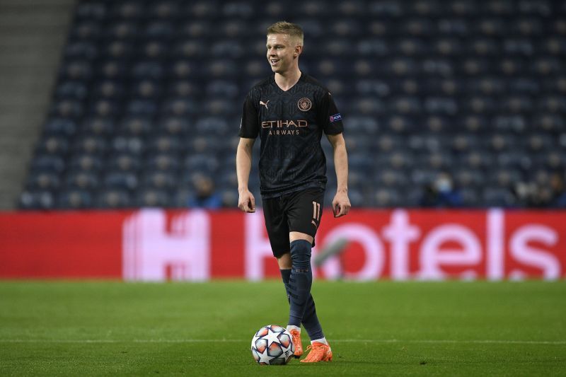 Zinchenko is unlikely to play a part against Arsenal