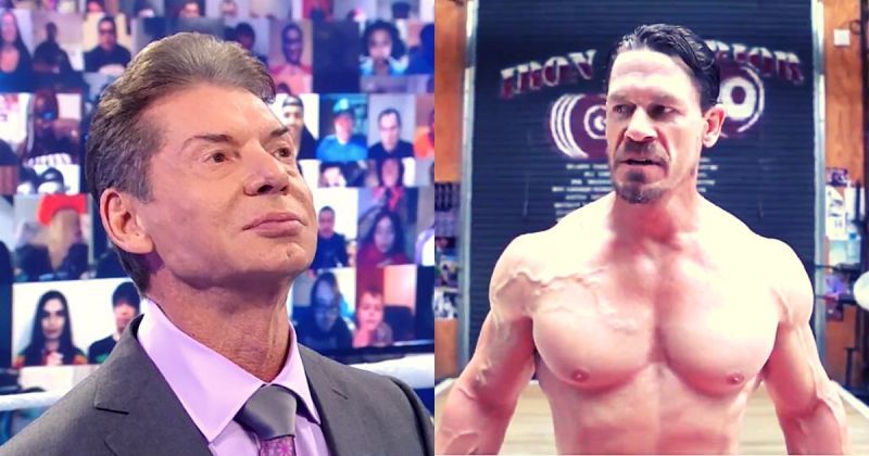 Vince McMahon and John Cena