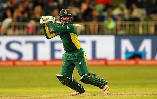 Quinton de Kock in action.