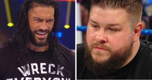 Roman Reigns and Kevin Owens