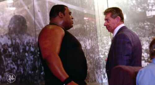 Keith Lee and Vince McMahon