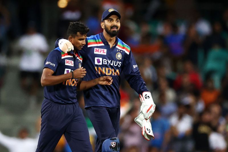T Natarajan has stood out with the ball for India in the T20I series against Australia