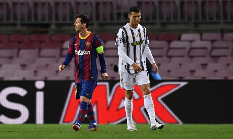 Cristiano Ronaldo and Lionel Messi faced off against each other in the UEFA Champions League clash