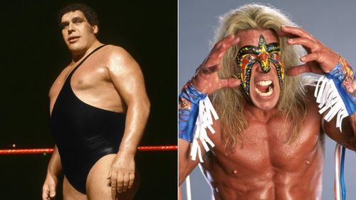 Andre the Giant and The Ultimate Warrior