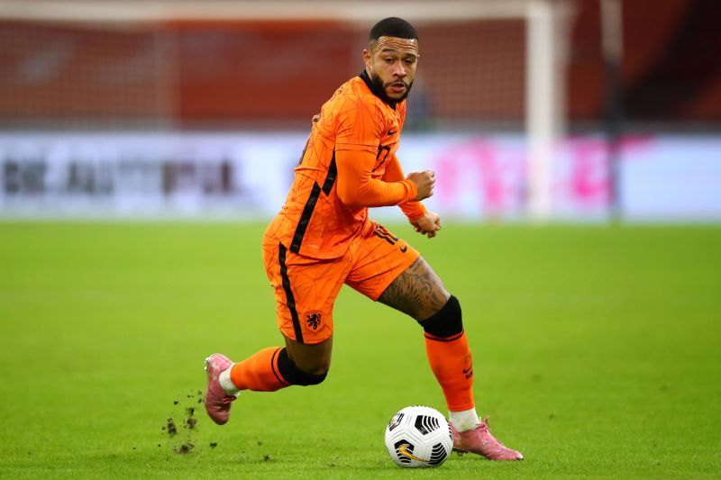 Dutch striker Memphis Depay