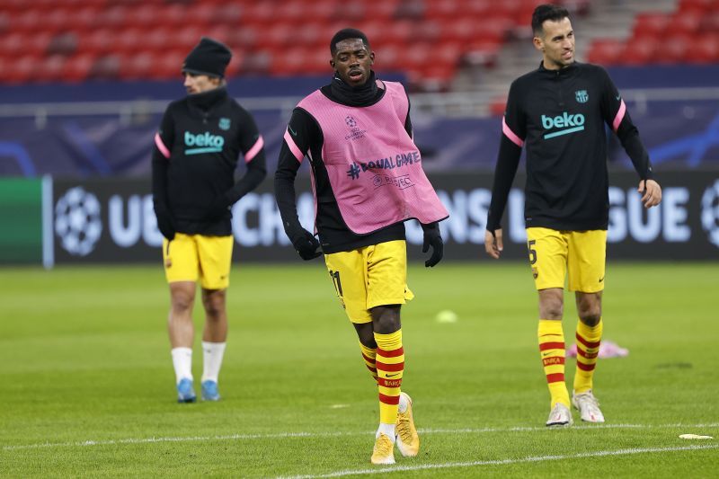 Ousmane Dembele has suffered from injuries this season