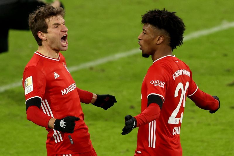 Kingsley Coman and Thomas Muller picked apart the Leipzig defence.