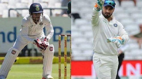 Wriddhiman Saha and Rishabh Pant are vying for the wicket-keeper's spot for the first Test