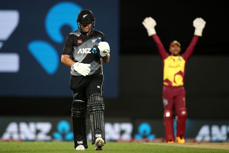 Ross Taylor couldn't manage to get a single run against the West Indies