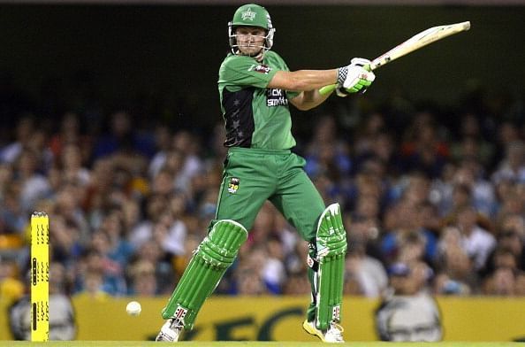 Luke Wright is one of five players to have scored two BBL hundreds. Enter caption