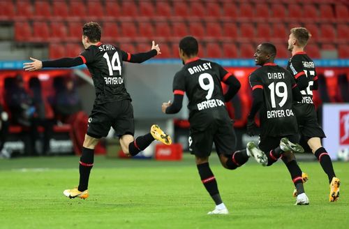 Bayer Leverkusen face Eintracht Frankfurt in the Bundesliga