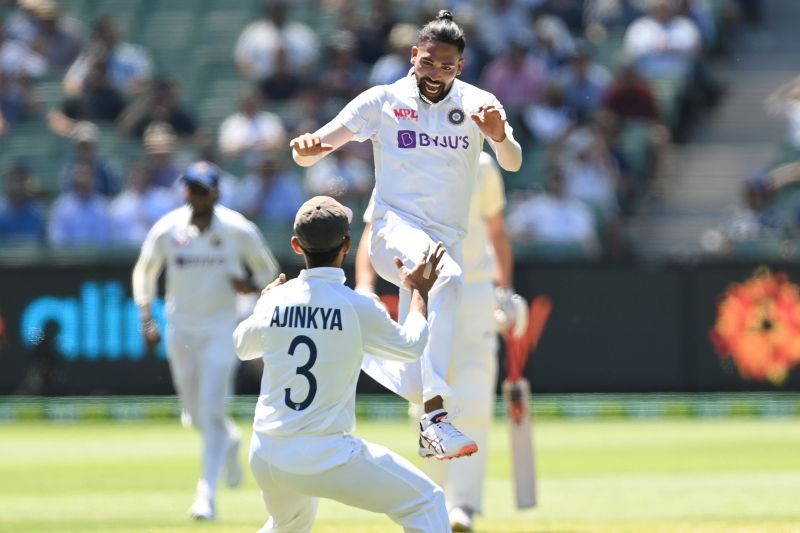 Mohammed Siraj made his debut in the Boxing Day Test match