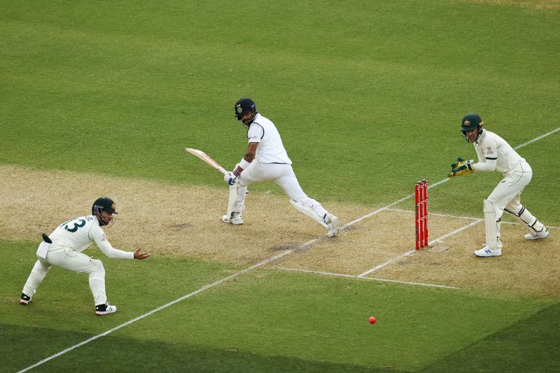 Virat Kohli played a patient knock during the first innings.