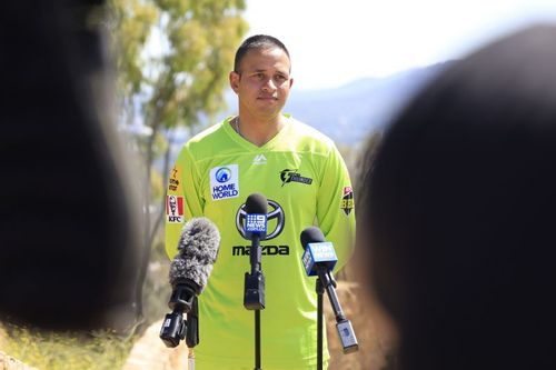 Australia batsman Usman Khawaja during the BBL 10 Season Launch