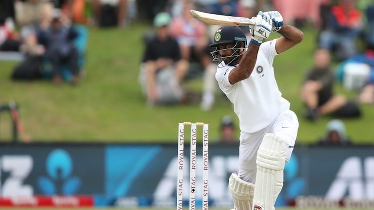 Hanuma Vihari in action against New Zealand