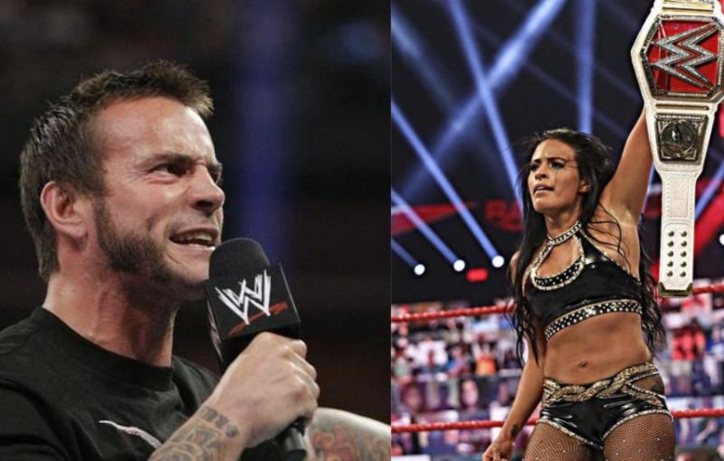 CM Punk and Zelina Vegaun