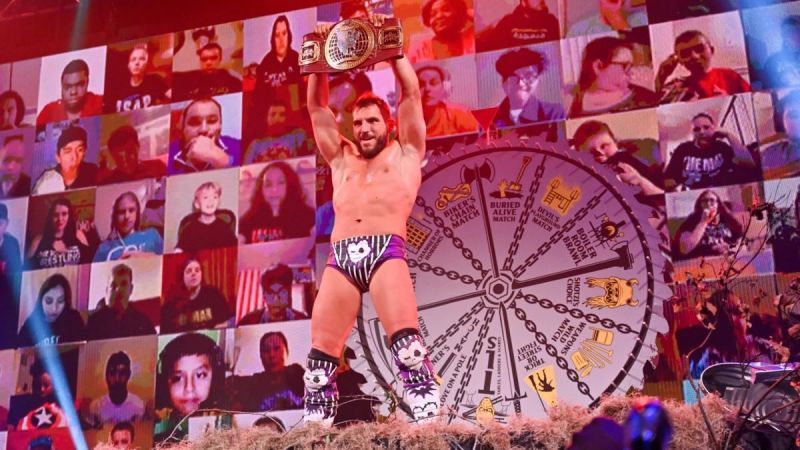 Johnny Gargano beat Damien Priest and Leon Ruff to become a three-time North American Champion