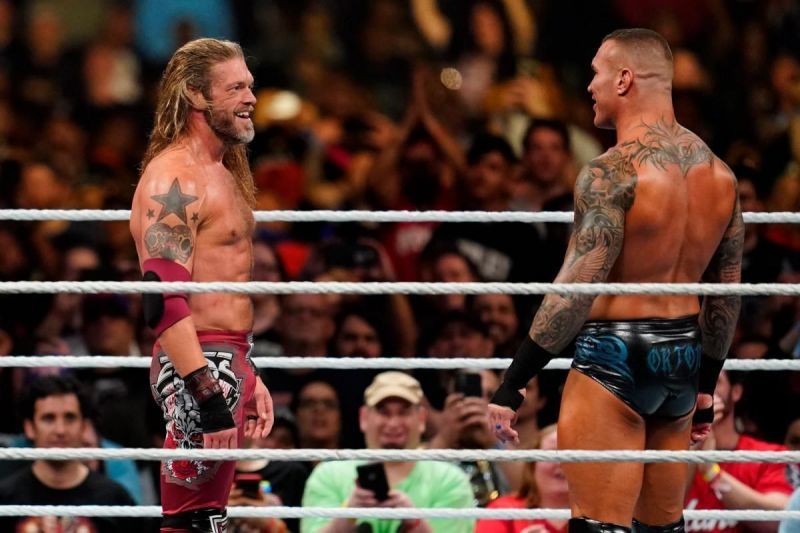 Edge and Randy Orton in WWE