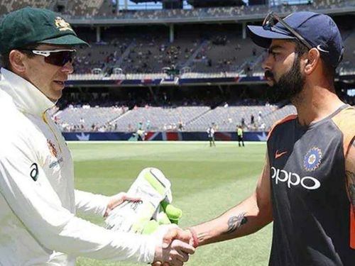 Tim Paine and Virat Kohlu