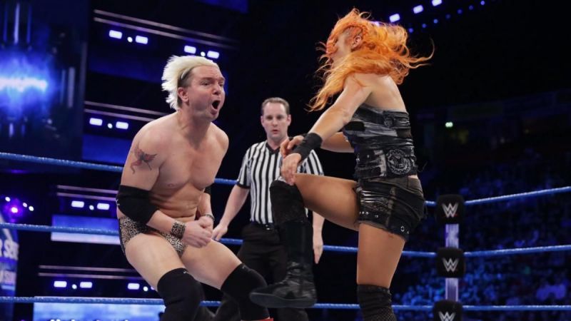 Becky Lynch and James Ellsworth