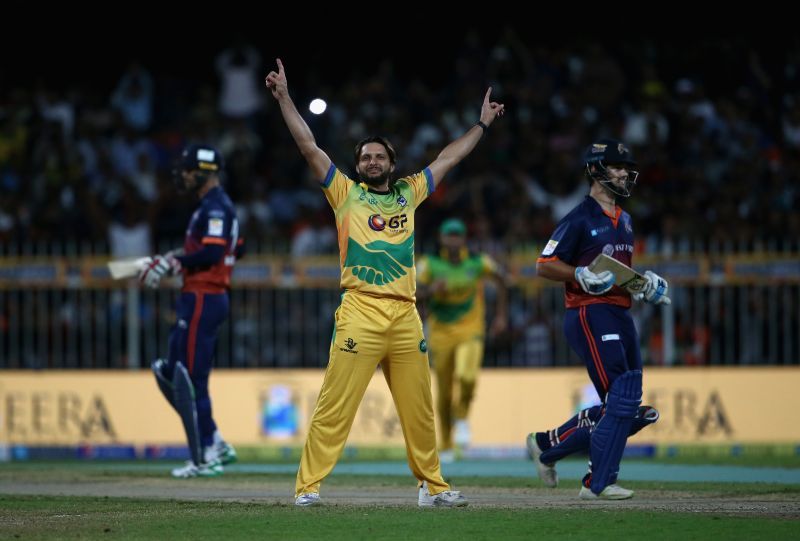 Shahid Afridi played for the Pakhtoons in the T10 League three years ago.