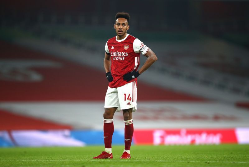 Arsenal&#039;s Aubameyang has had a disappointing season by his standards