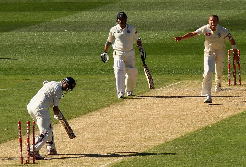 Rahul Dravid was dismissed 'bowled' six times in his final tour to Australia. He announced his retirement after the series.