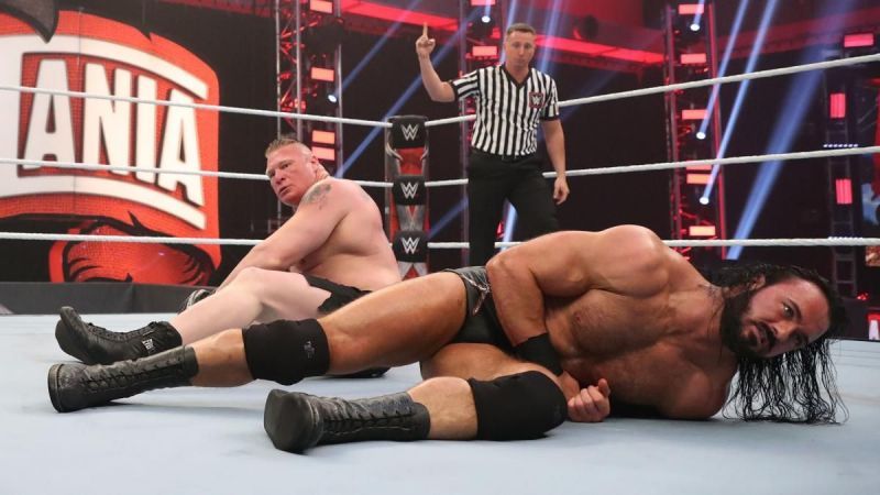 WrestleMania 36: Brock Lesnar vs. Drew McIntyre 