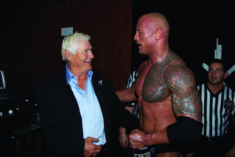 The Rock recalled how Pat Patterson helped him get signed to the WWE