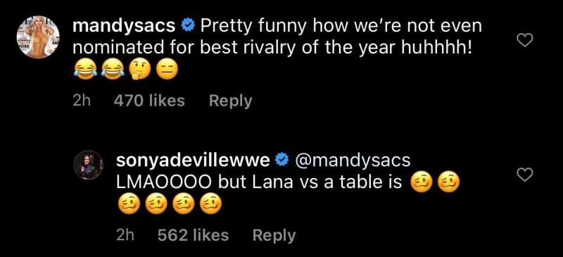 Mandy and Sonya Deville aren't happy with WWE