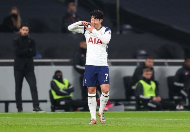 Son Heung-Min&nbsp; was on target for Spurs against Arsenal