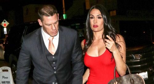 Nikki Bella with John Cena