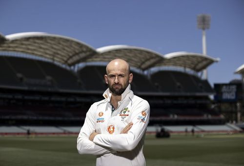 Nathan Lyon dismissed Cheteshwar Pujara on the first day of the Adelaide Test.