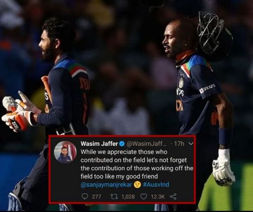 Wasim Jaffer trolled Sanjay Manjrekar