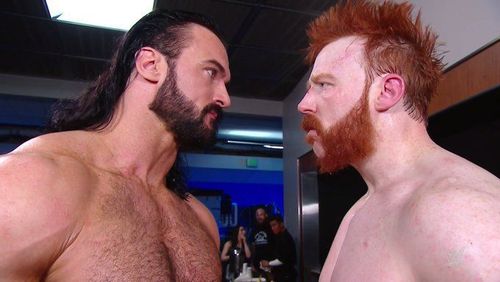 Drew McIntyre and Sheamus had a friendly brawl this week