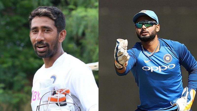 Both Wriddhiman Saha (L) and Rishabh Pant (R) are in good form at the moment
