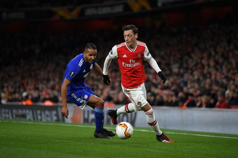 Ozil in action for Arsenal